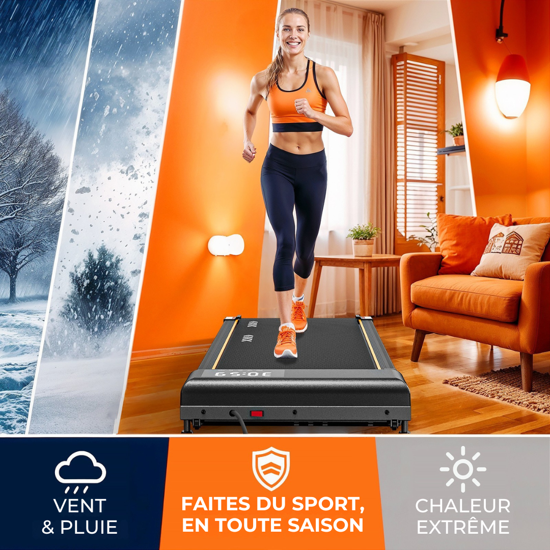 Tapis de marche électrique, moteur 2,25 CV, ceinture 7 couches, METTLEMATIC TW1